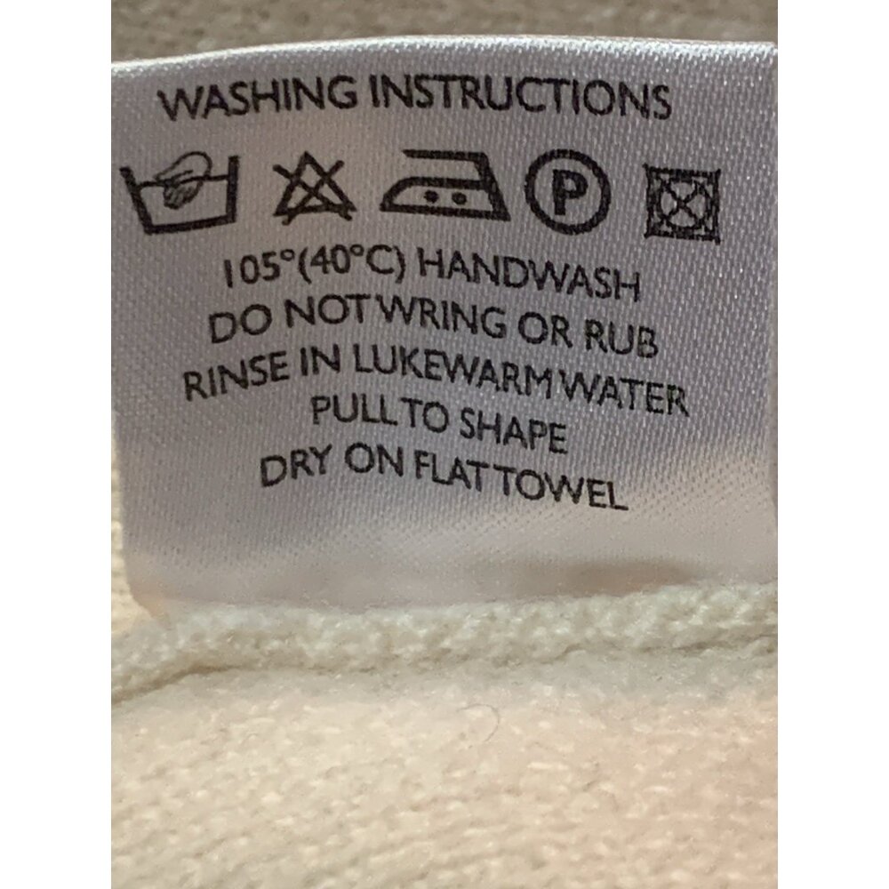 Johnstons of Elgin 100% Scottish Cashmere Full-Zip Cardigan Ivory 44/L Neutral - Picture 7 of 8